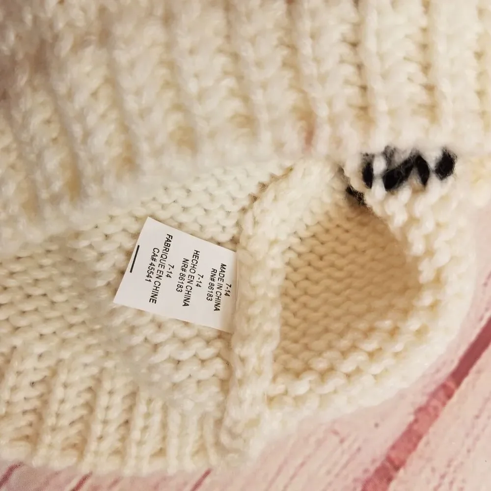 H&M Panda hat 7-14